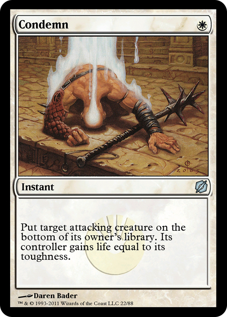 Condemn (TD2-022) [Duel Decks: Mirrodin Pure vs. New Phyrexia]
