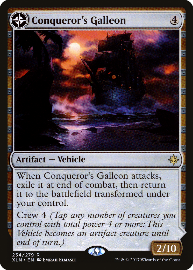 Conqueror's Galleon (XLN-234) [Ixalan] Foil