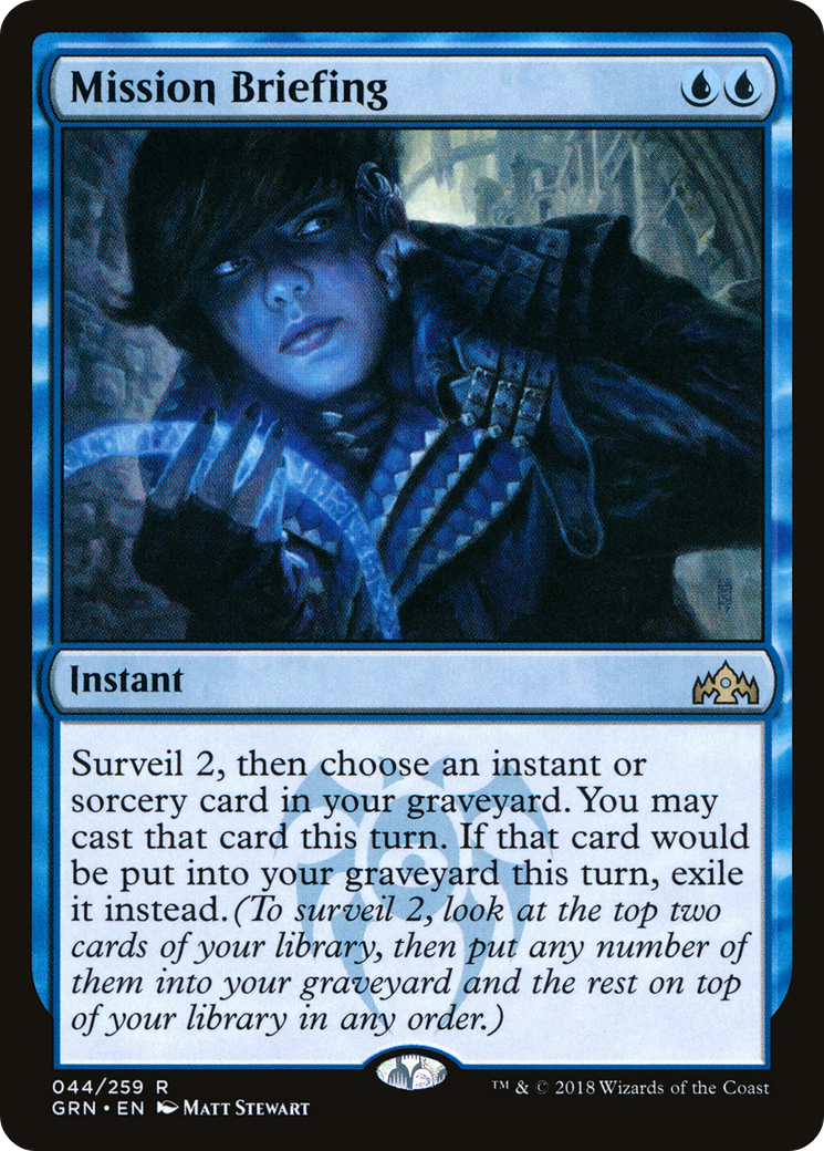 Mission Briefing (GRN-044) [Guilds of Ravnica] Foil