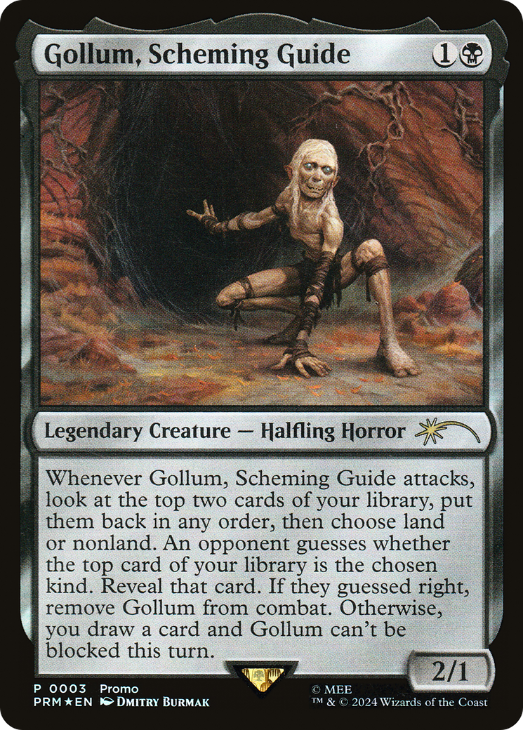 Gollum, Scheming Guide (UMP-003) [Tales of Middle-earth Deluxe Commander Kit] Foil