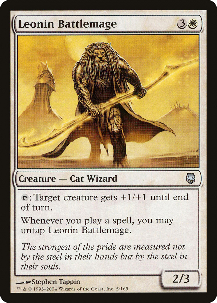 Leonin Battlemage (DST-005) [Darksteel]