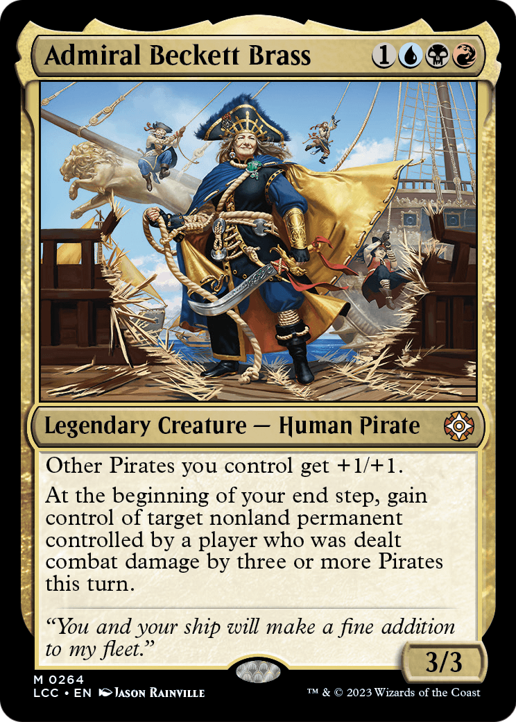 Admiral Beckett Brass (LCC-264) [The Lost Caverns of Ixalan Commander]