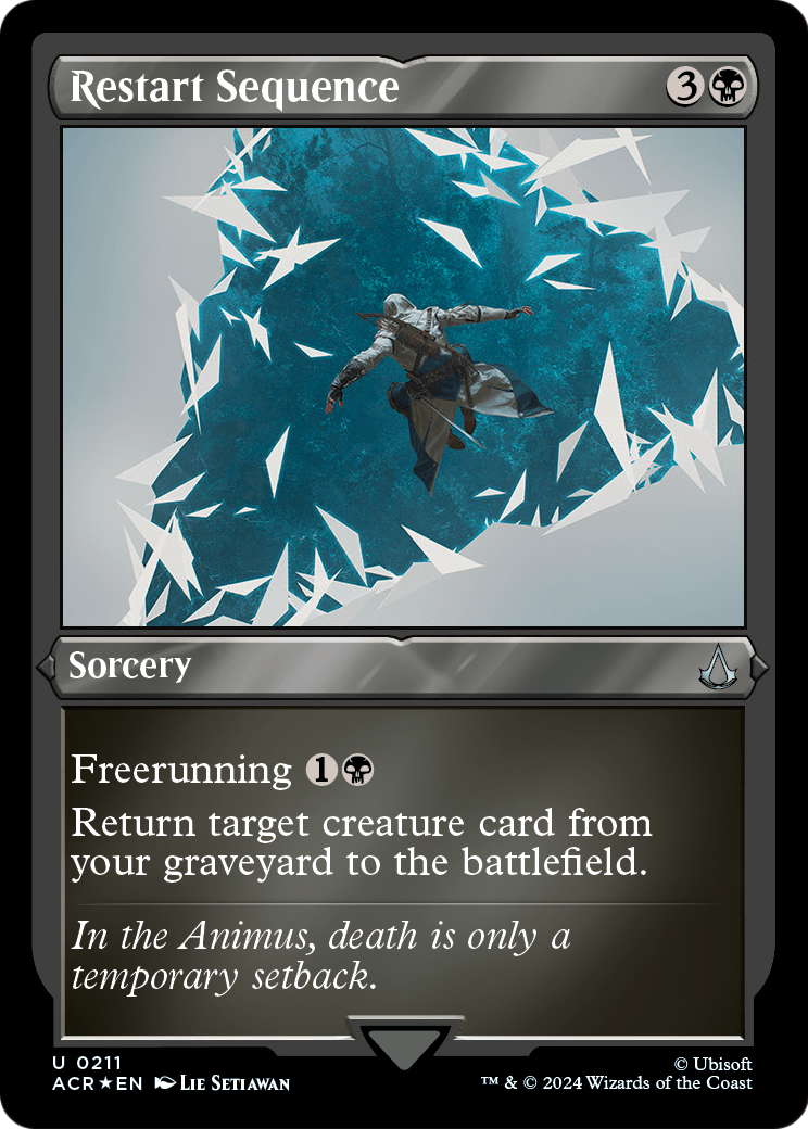 Restart Sequence (Foil Etched) (ACR-211) [Assassin's Creed] Foil