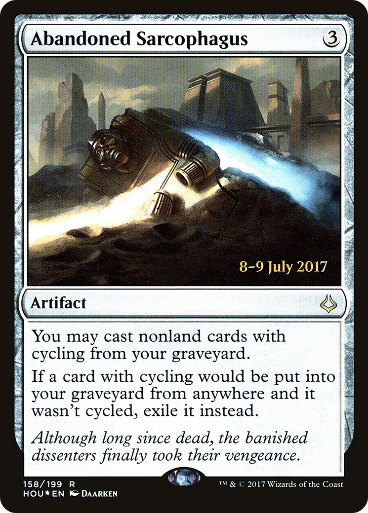 Abandoned Sarcophagus (PRE-158S) [Hour of Devastation Promos] Foil