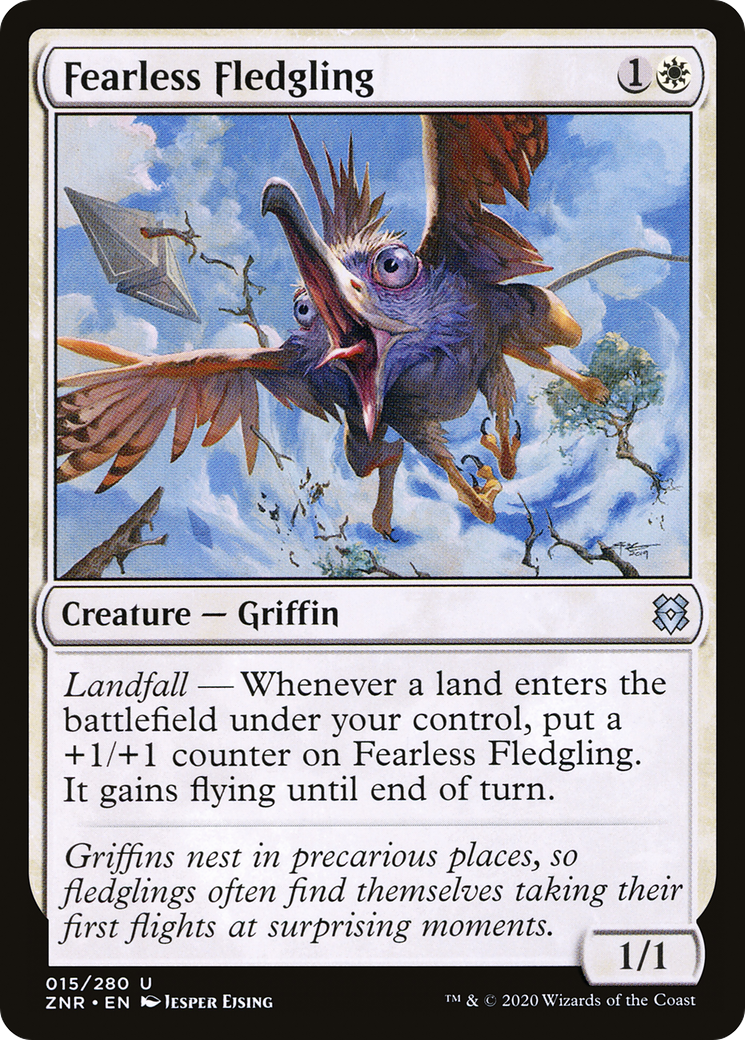 Fearless Fledgling (ZNR-015) [Zendikar Rising]