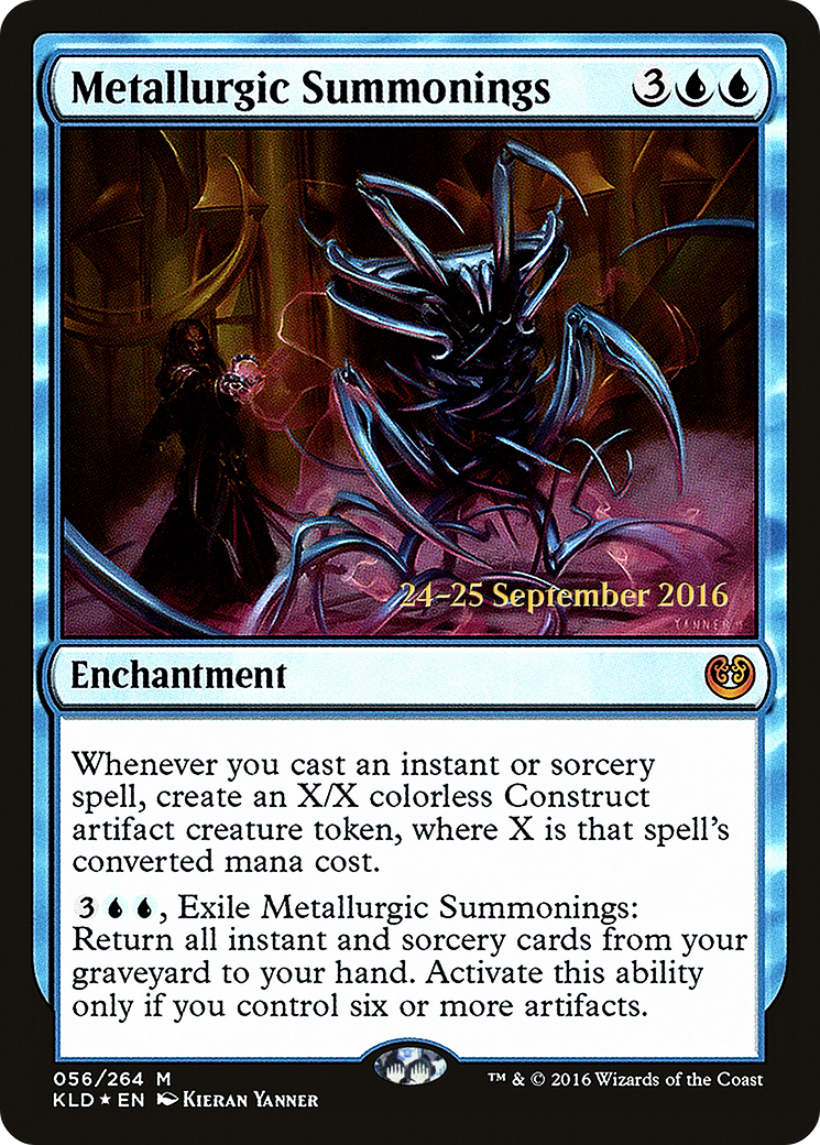 Metallurgic Summonings (PRE-56S) [Kaladesh Promos] Foil