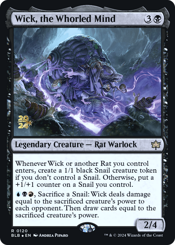 Wick, the Whorled Mind (PRE-120) [Bloomburrow Promos] Foil