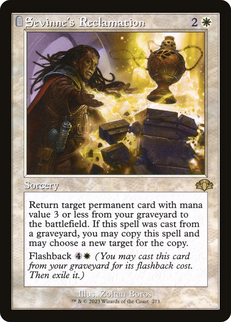 Sevinne's Reclamation (Retro Frame) (DMR-273) [Dominaria Remastered]