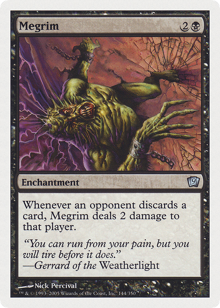 Megrim (9ED-144) [9th Edition] Foil