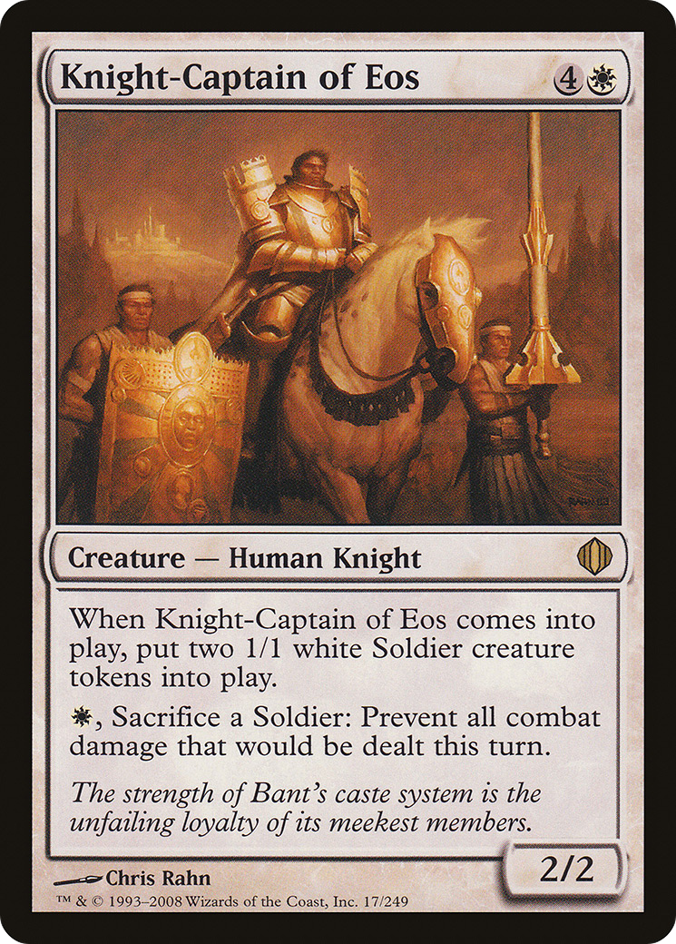 Knight-Captain of Eos (ALA-017) [Shards of Alara] Foil