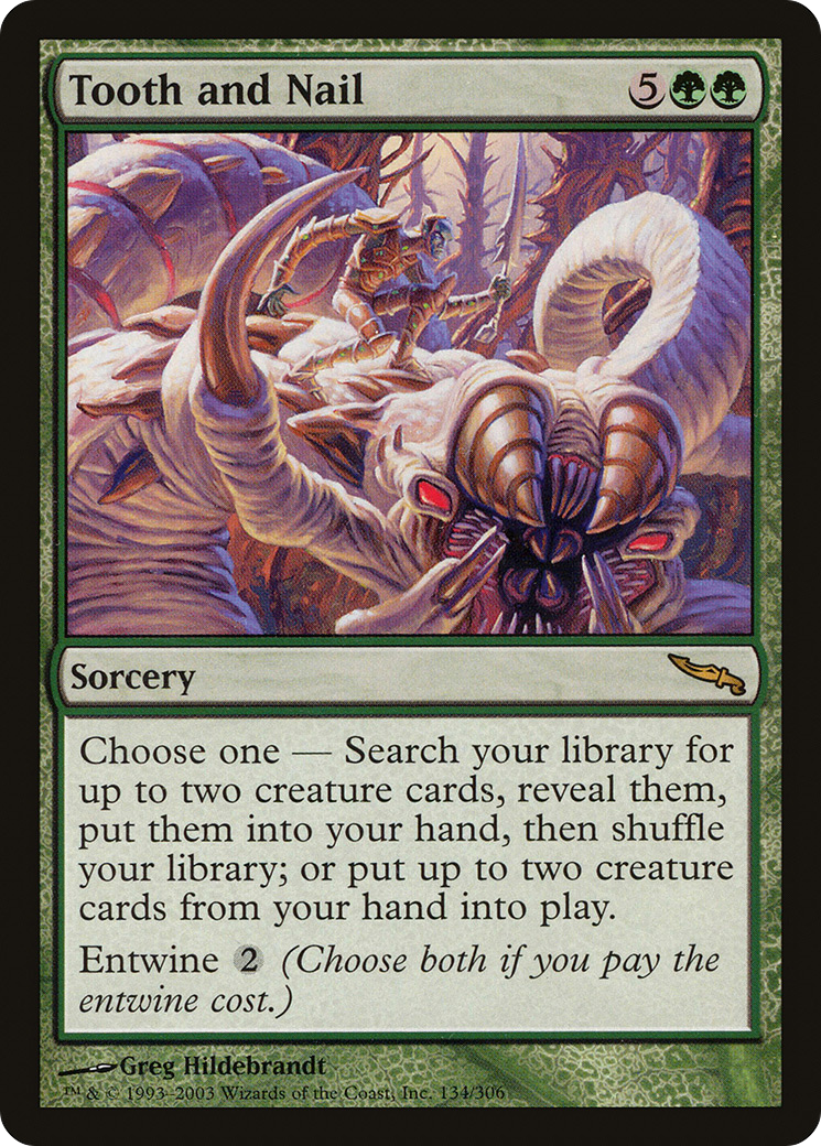 Tooth and Nail (MRD-134) [Mirrodin] Foil