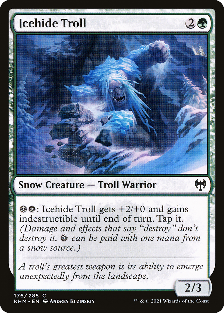 Icehide Troll (KHM-176) [Kaldheim]