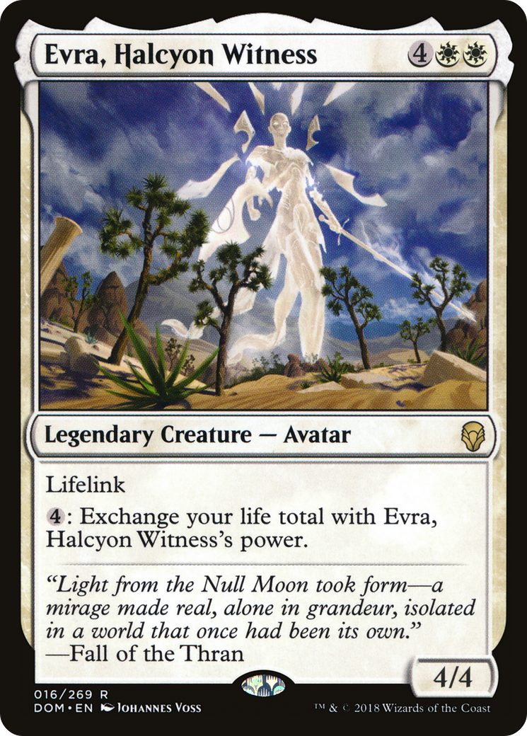 Evra, Halcyon Witness (DOM-016) [Dominaria] Foil