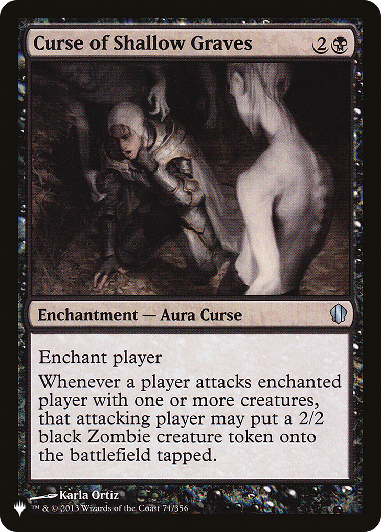 Curse of Shallow Graves (LIST-C13-71) [The List]