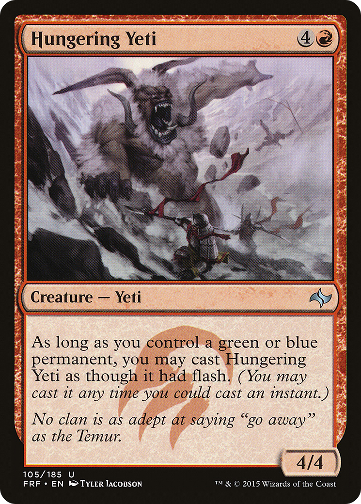 Hungering Yeti (FRF-105) [Fate Reforged]