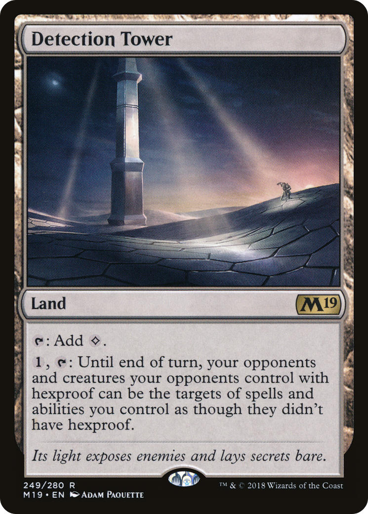 Detection Tower (M19-249) [Core Set 2019] Foil