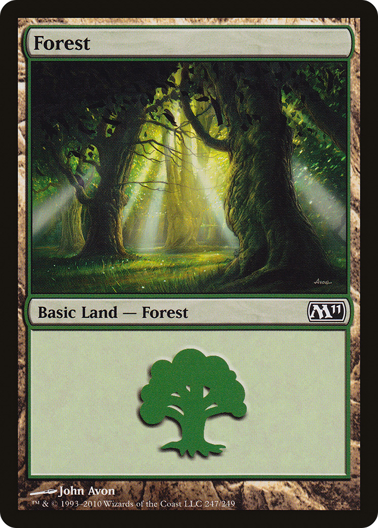 Forest (M11-247) [Magic 2011] Foil