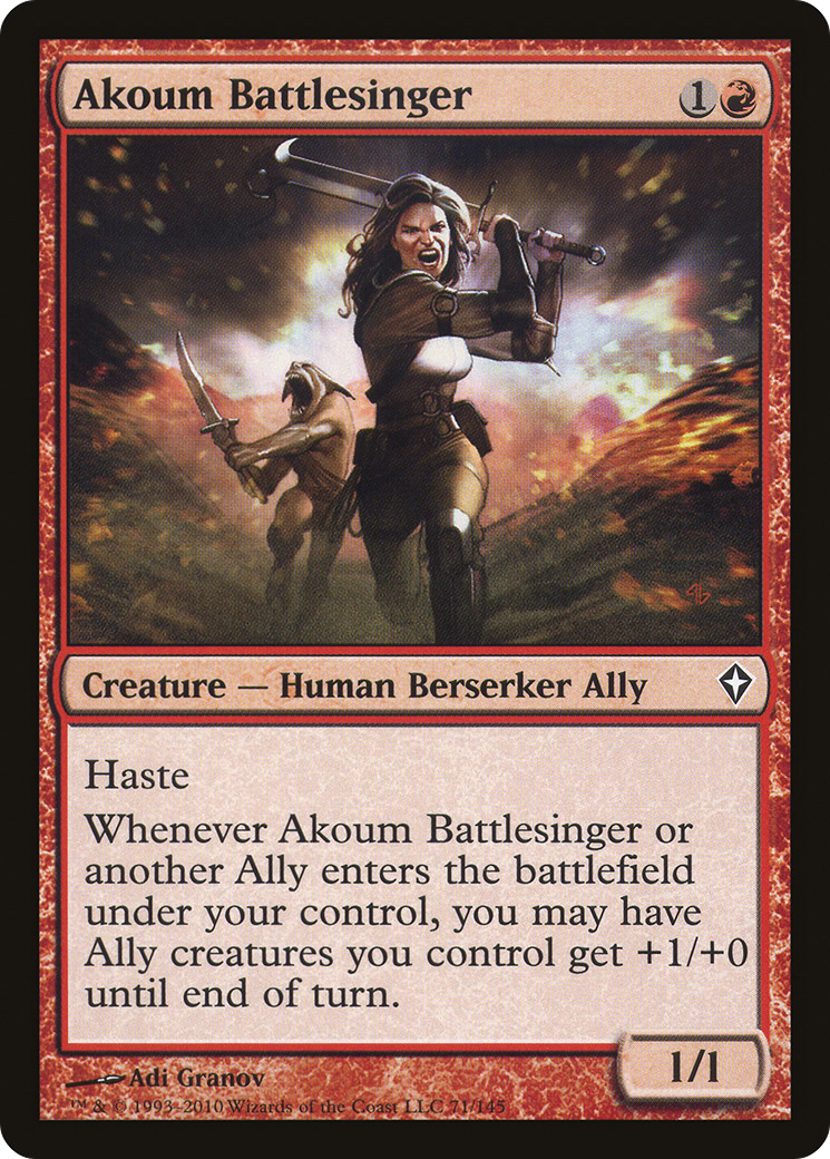Akoum Battlesinger (WWK-071) [Worldwake]