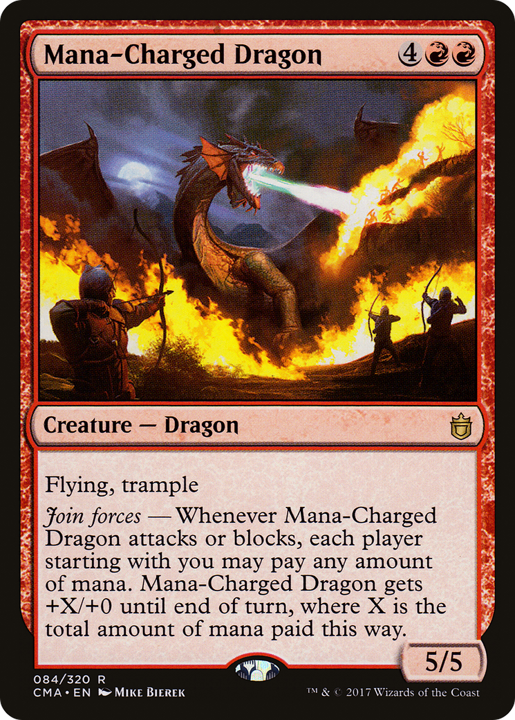 Mana-Charged Dragon (CMA-084) [Commander Anthology]