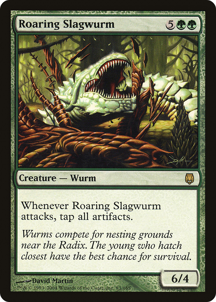 Roaring Slagwurm (DST-083) [Darksteel]