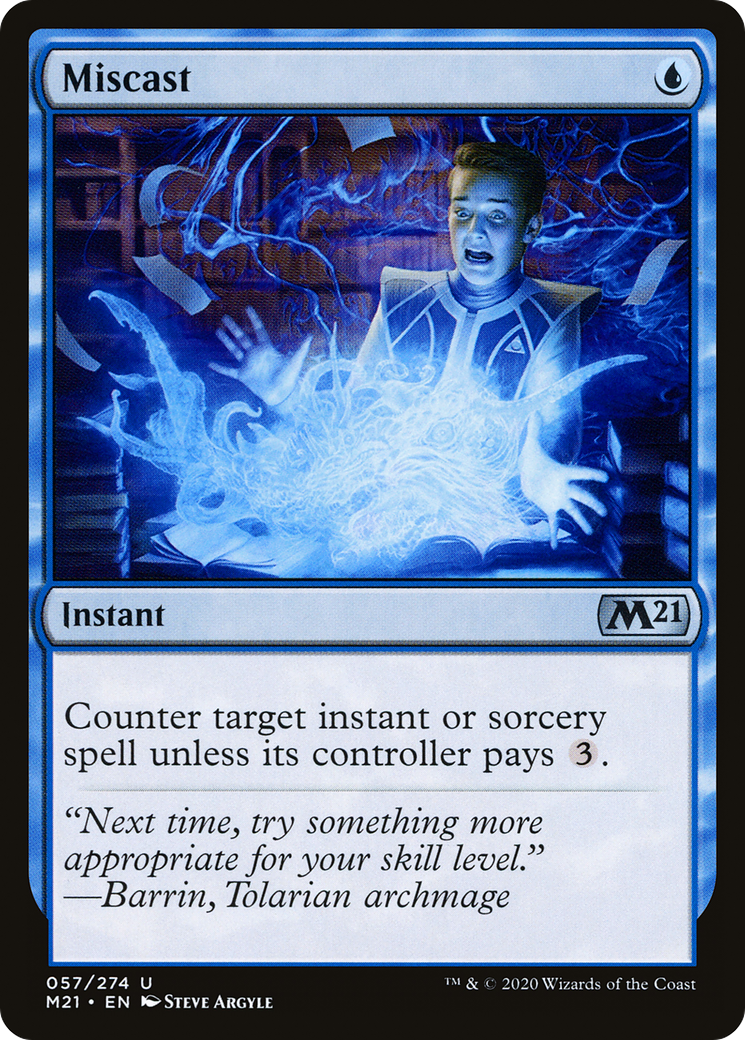 Miscast (M21-057) [Core Set 2021] Foil