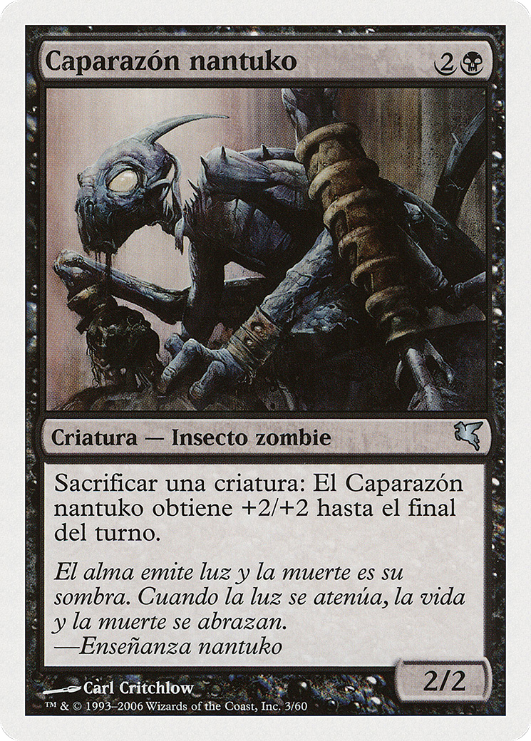 Nantuko Husk (Spanish) - "Caparazón nantuko" (PSAL-0F3) [Salvat 2005]