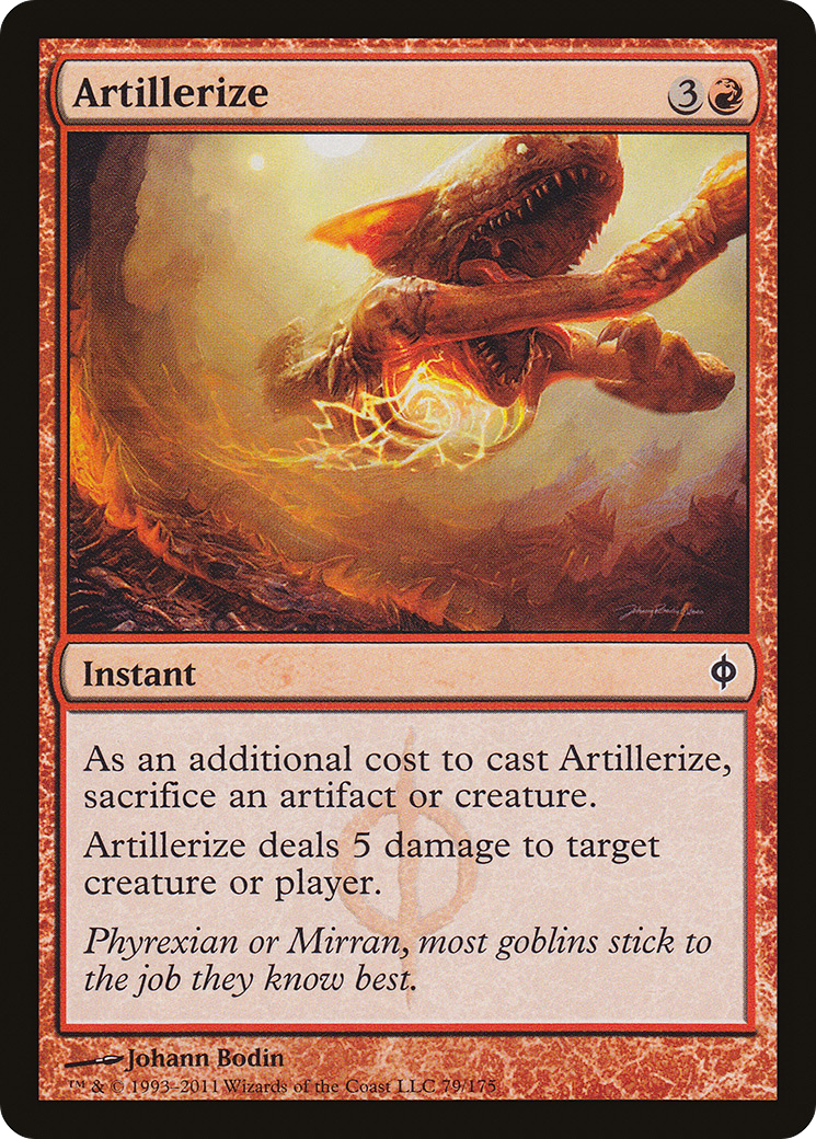 Artillerize (NPH-079) [New Phyrexia] Foil