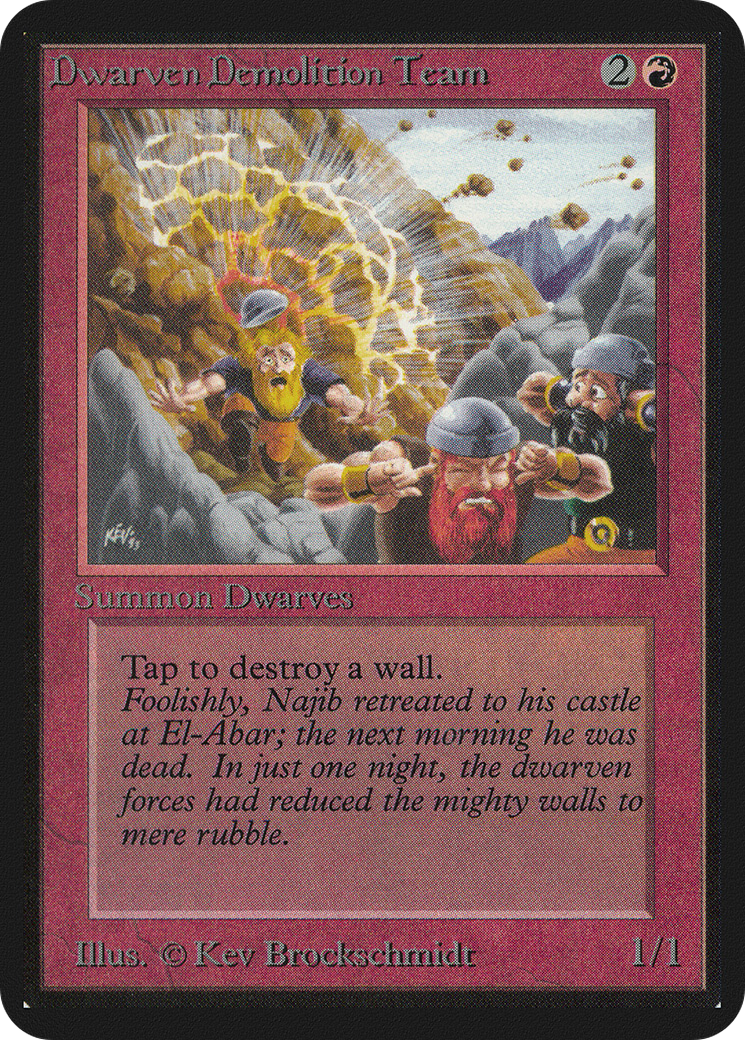 Dwarven Demolition Team [Limited Edition Alpha]