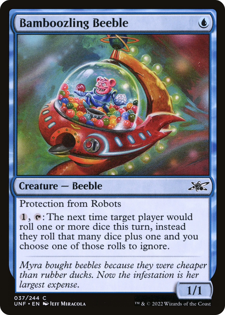 Bamboozling Beeble (UNF-037) [Unfinity] Foil