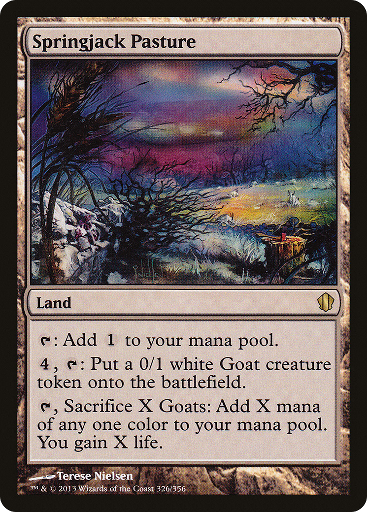 Springjack Pasture (C13-326) [Commander 2013]