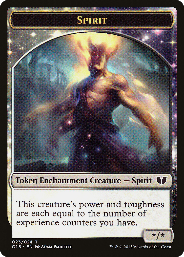Spirit (023) // Cat Double-Sided Token (C15-23 // 3) [Commander 2015 Tokens]