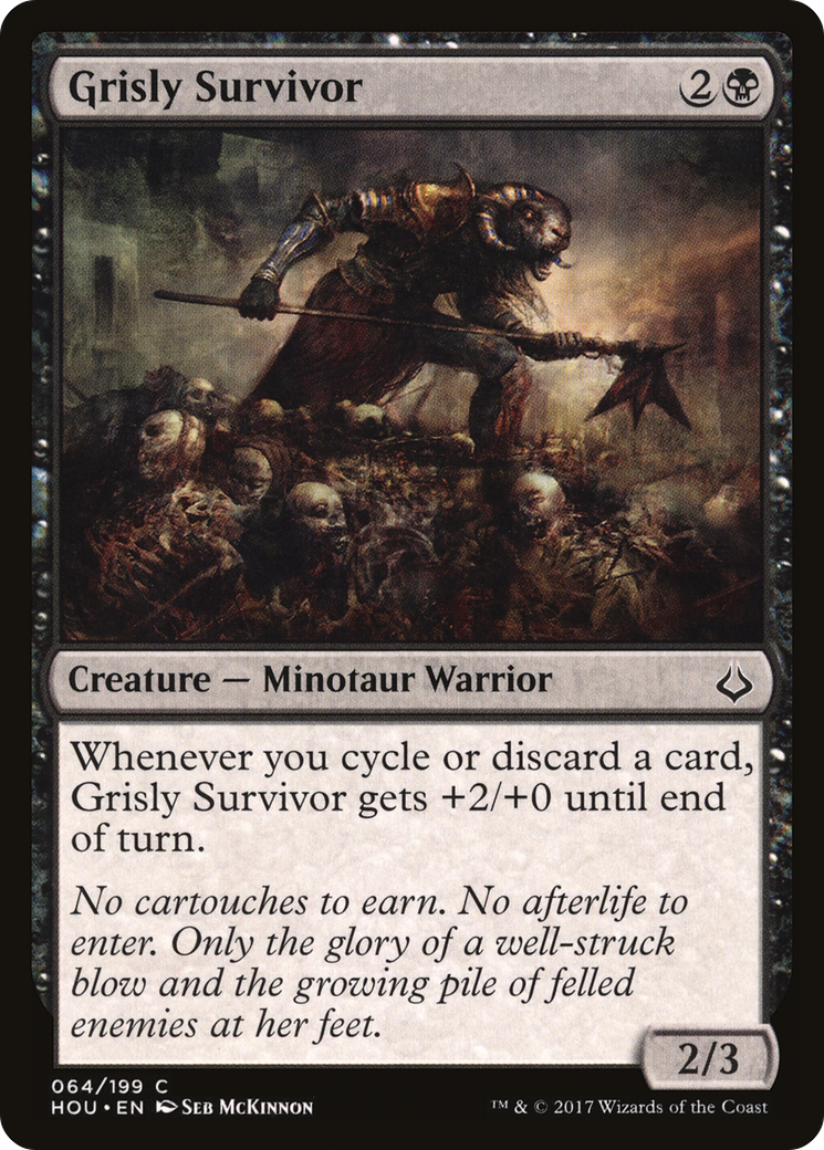 Grisly Survivor (HOU-064) [Hour of Devastation] Foil