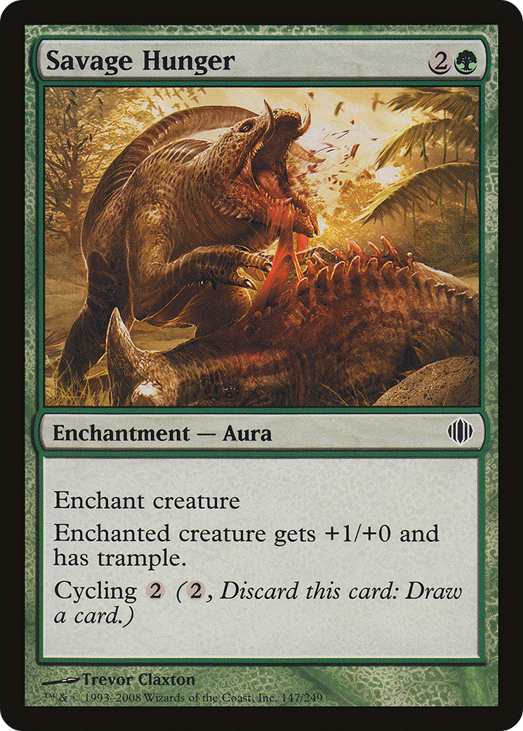 Savage Hunger (ALA-147) [Shards of Alara] Foil