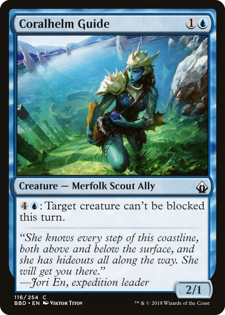 Coralhelm Guide (BBD-116) [Battlebond] Foil