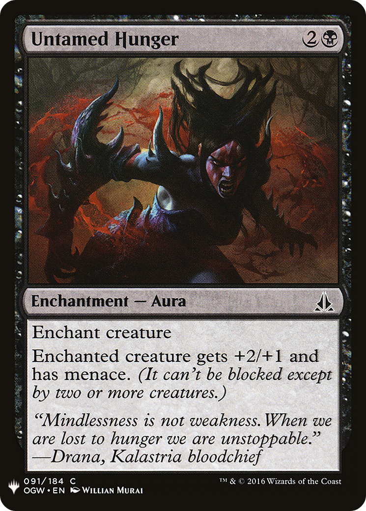Untamed Hunger (LIST-OGW-91) [The List]