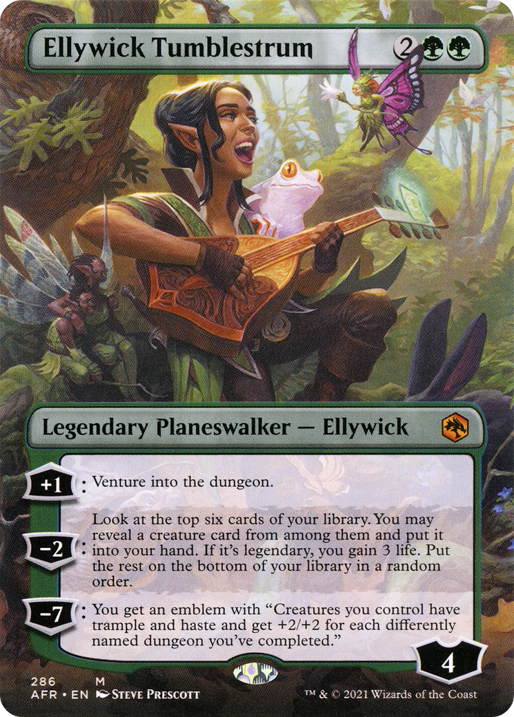 Ellywick Tumblestrum (Borderless) (AFR-286) [Adventures in the Forgotten Realms] Foil
