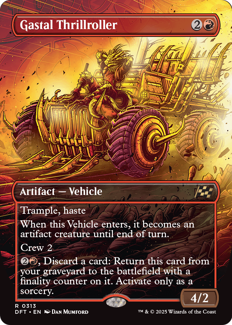Gastal Thrillroller (Borderless) (DFT-313) [Aetherdrift]