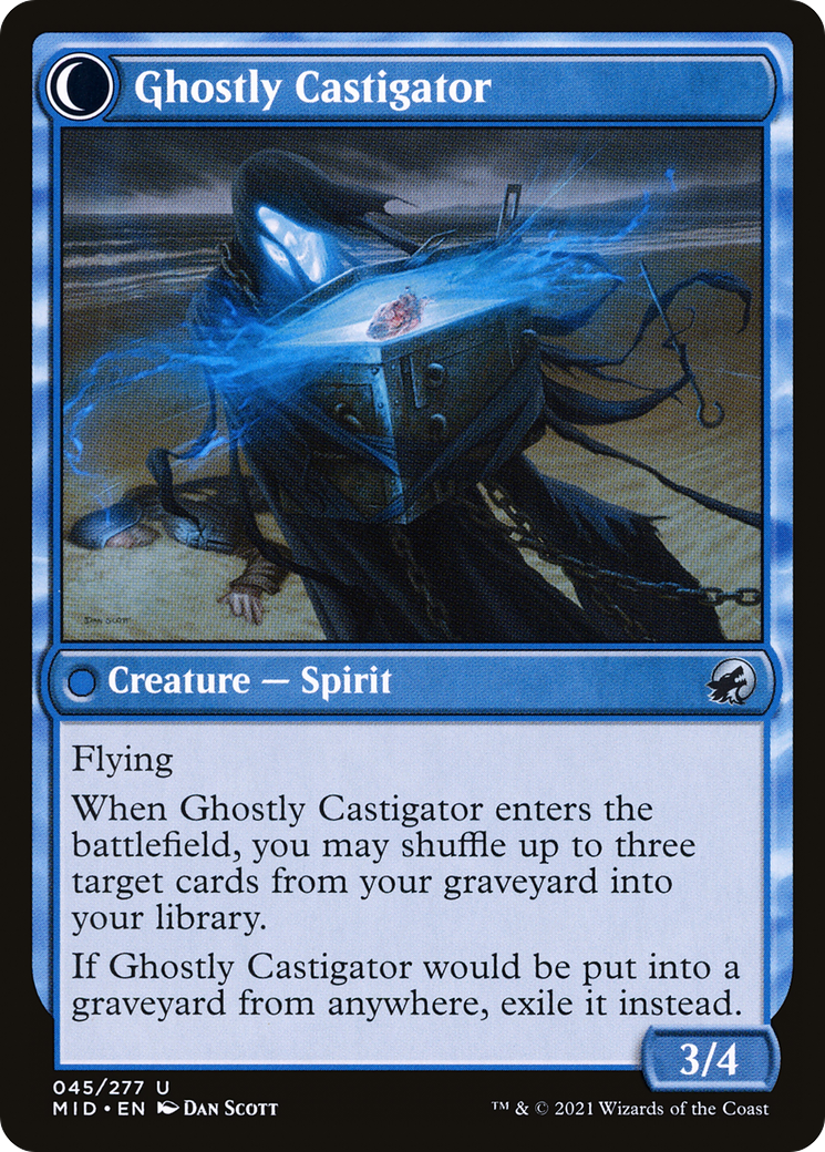 Covetous Castaway (MID-045) [Innistrad: Midnight Hunt] Foil