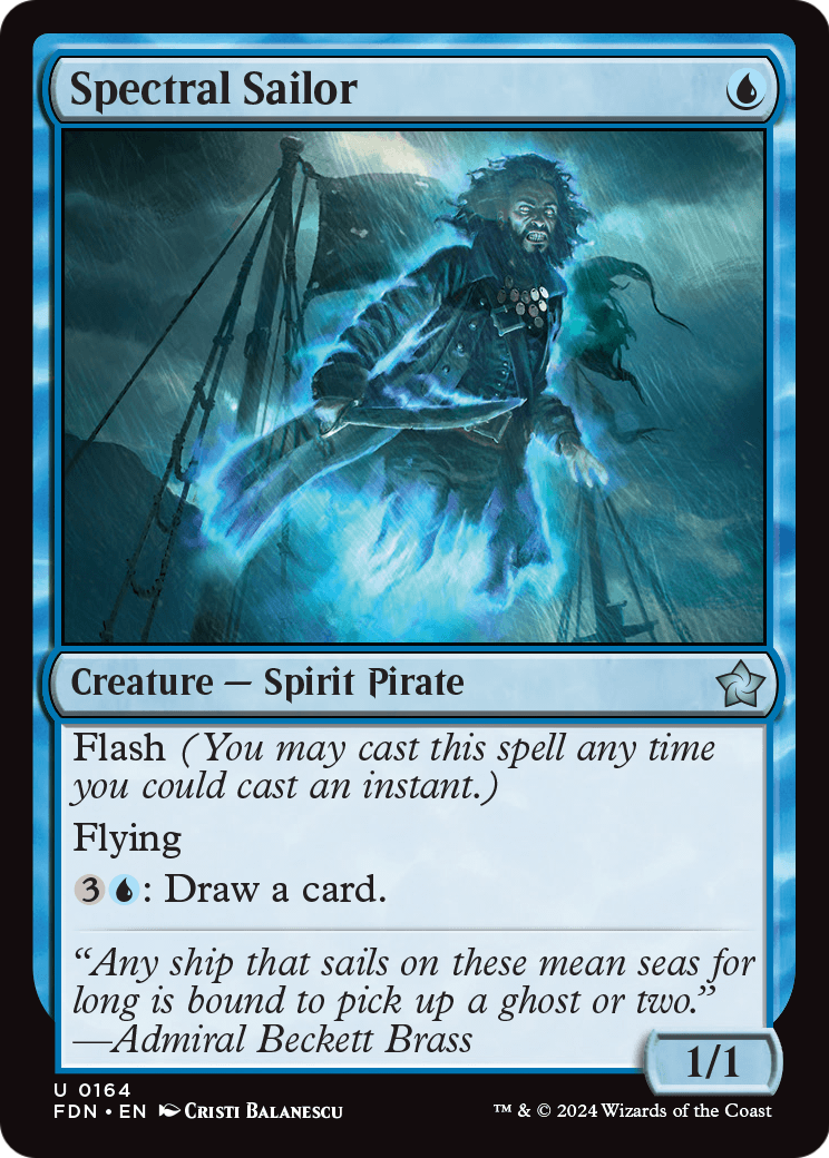 Spectral Sailor (FDN-164) [Foundations] Foil