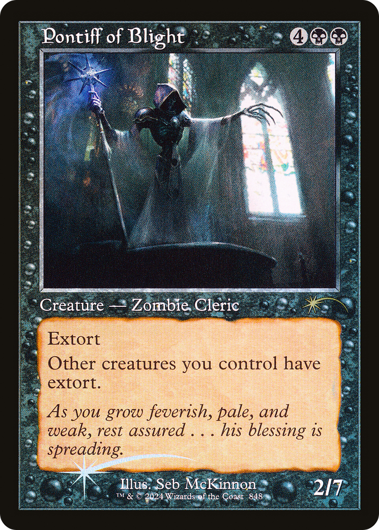 Pontiff of Blight (SLD-848) [Secret Lair Drop] Foil
