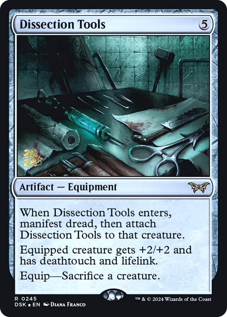 Dissection Tools (PRE-245) [Duskmourn: House of Horror Promos] Foil
