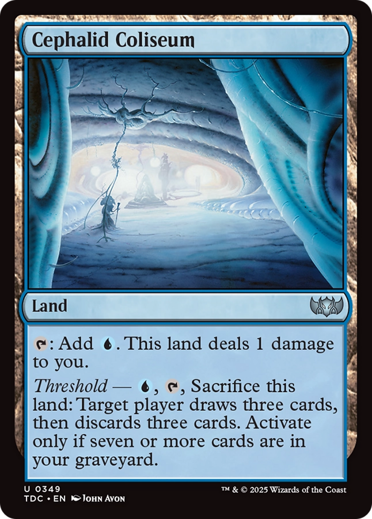 Cephalid Coliseum (TDC-349) [Commander: Tarkir: Dragonstorm]