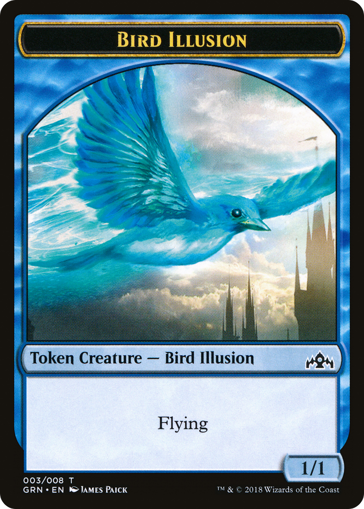 Bird Illusion Token (GRN-003) [Guilds of Ravnica Tokens]
