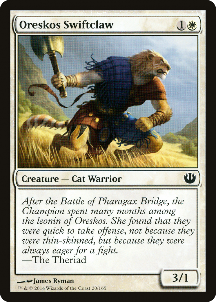 Oreskos Swiftclaw (JOU-020) [Journey into Nyx]