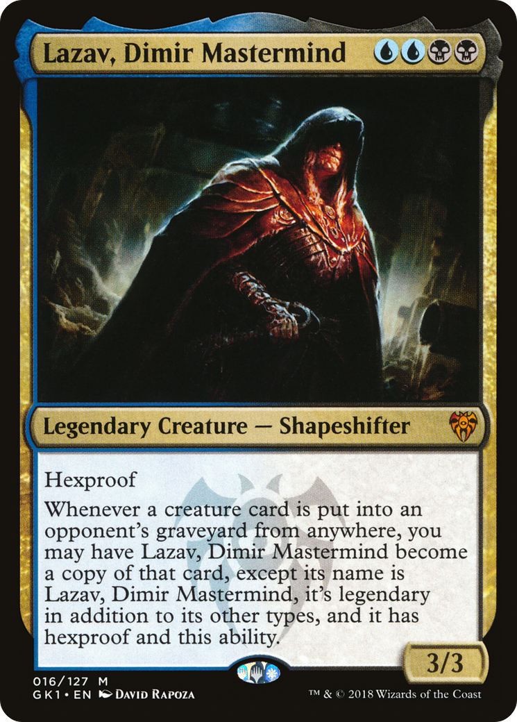 Lazav, Dimir Mastermind (GR1-016) [GRN Guild Kit]