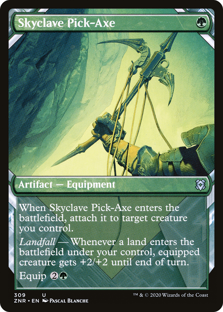 Skyclave Pick-Axe (Showcase) (ZNR-309) [Zendikar Rising]