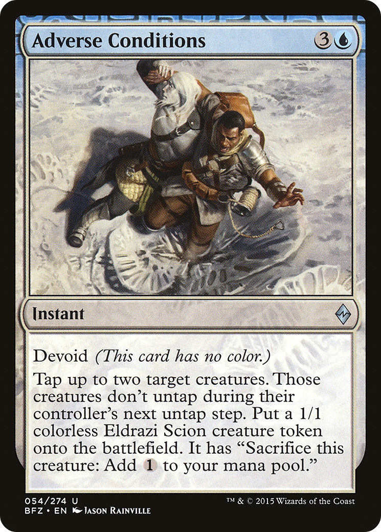 Adverse Conditions (BFZ-054) [Battle for Zendikar] Foil