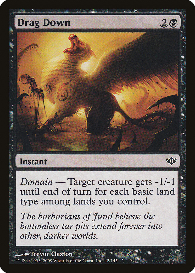 Drag Down (CON-042) [Conflux] Foil