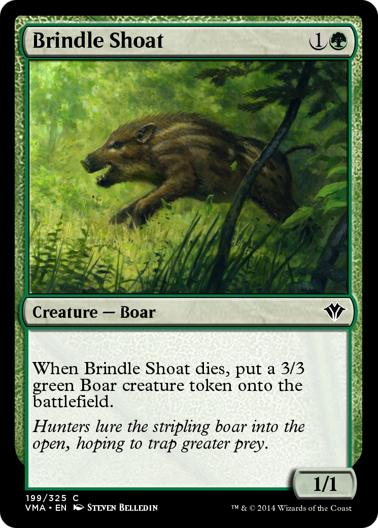 Brindle Shoat (VMA-199) [Vintage Masters] Foil