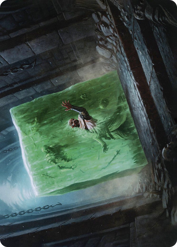Gelatinous Cube // Gelatinous Cube (AAFR-007) (Borderless) [Adventures in the Forgotten Realms Art Series] Foil